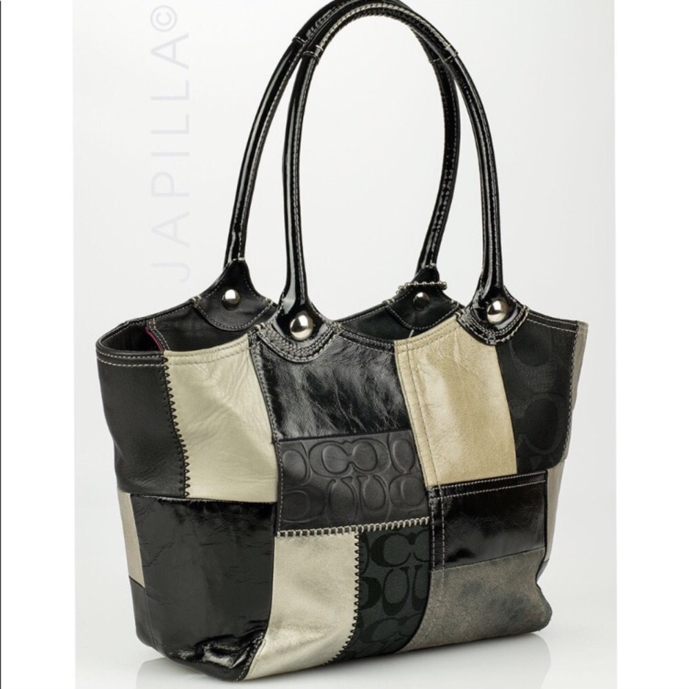 Coach vintage leather tote